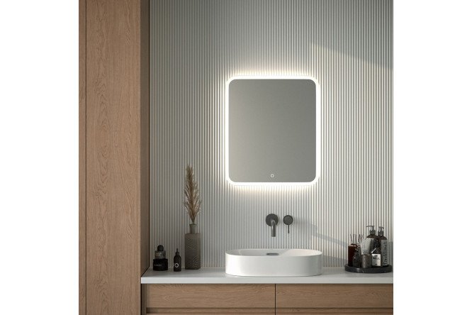Зеркало с подсветкой DEFESTO Lume DF 3806S с матированием 60х70 см