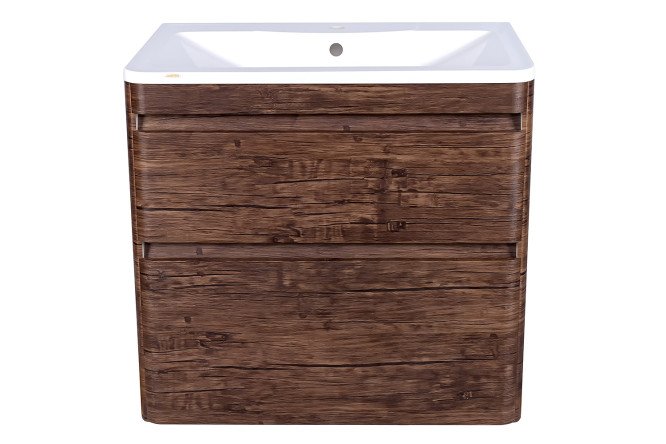 Изображение товара Тумба подвесная STYLELINE Атлантика 80 ЛС-00000664 МДФ старое дерево