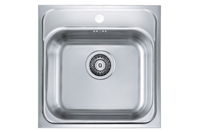 Мойка врезная с крылом Alveus Basic 140 NAT-90 1100905 46.5х46.5х18.5 см