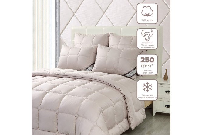 Подушка SOFI DE MARKO Yak wool 70х70 см, Синтетический