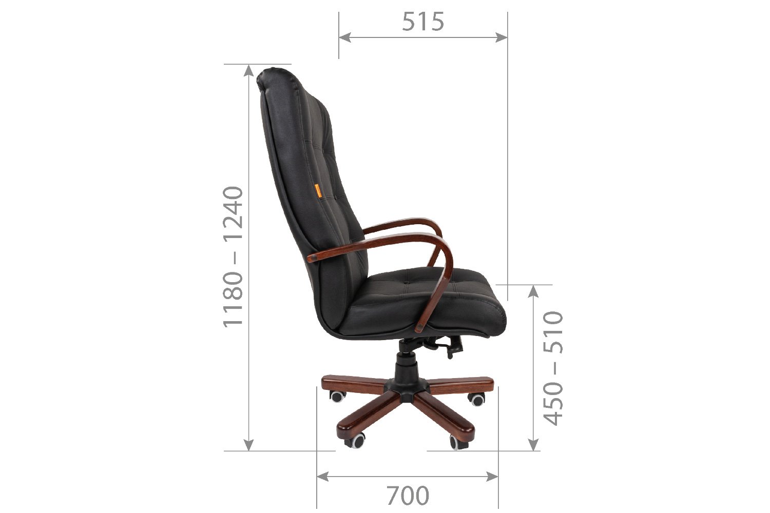 Кресло Chairman 653 m черный