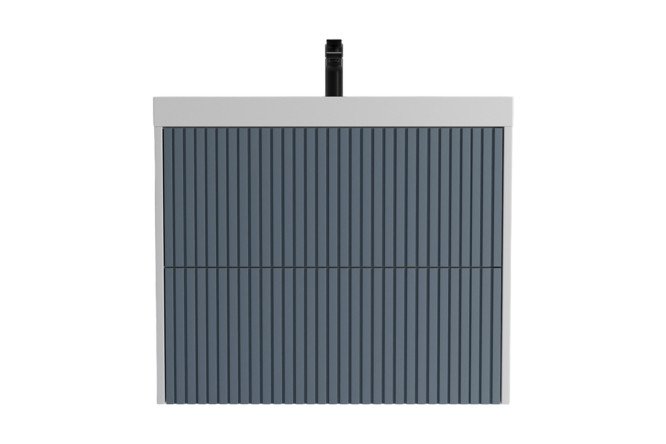 Изображение товара Тумба подвесная STYLELINE Стокгольм 70 ЛС-00002312 2 ящика 70 см, цвет каркаса графит софт, фасада графит софт