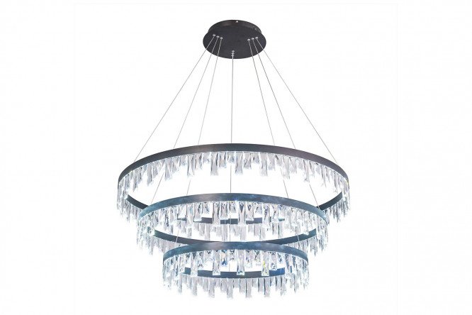 Изображение товара Люстра Eletto Celeste Nero 26 кв.м., LED, 100 см