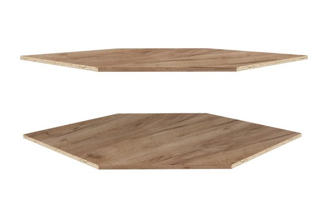 Изображение товара Комплект полок для каркаса Оскар 2 шт. ЛДСП 93,15х1,6х93,15 см для шкафа 95,5х58 см