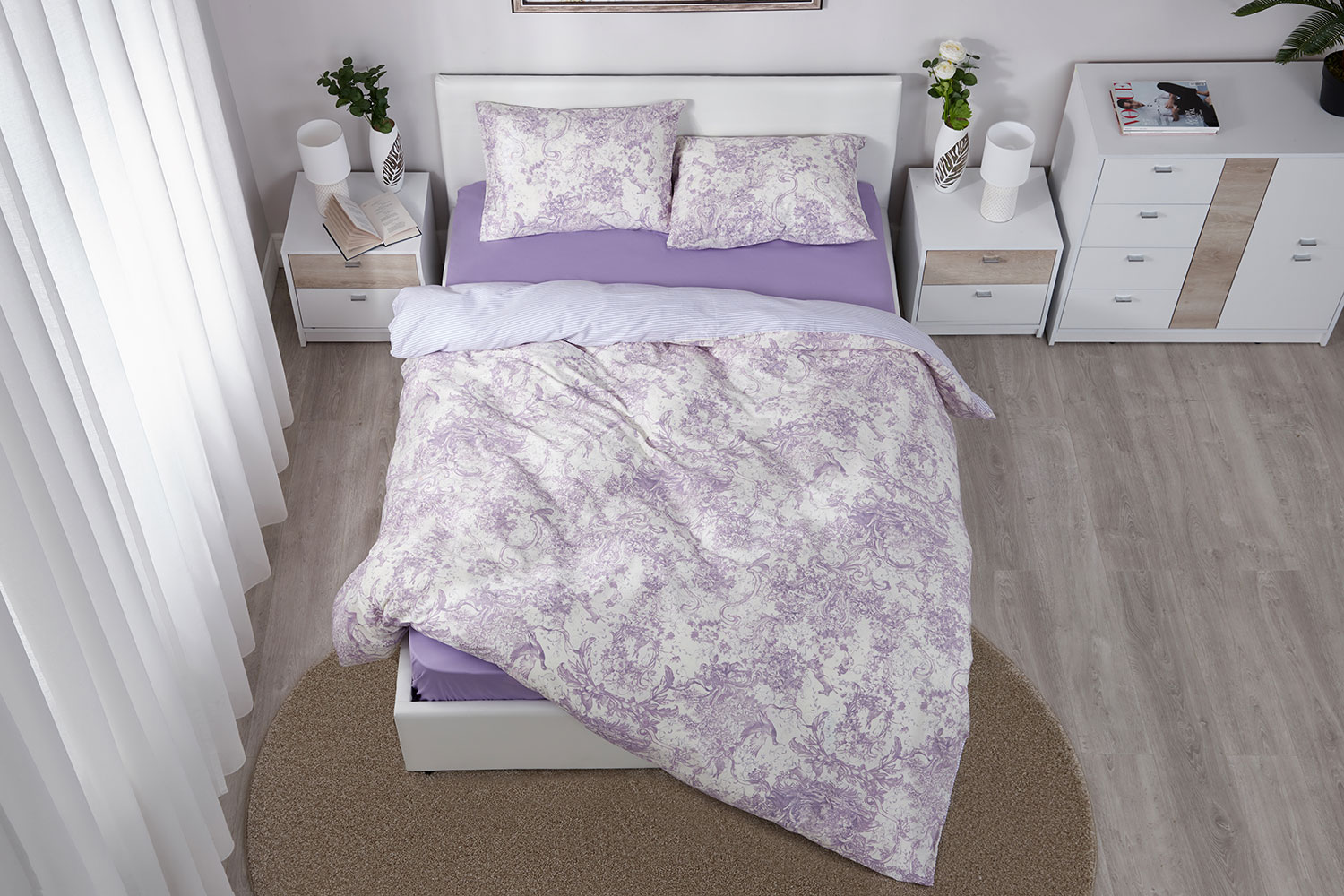 фото Комплект постельного белья lavander ceramica mona liza