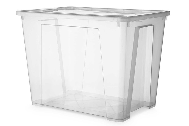 Изображение товара Контейнер с крышкой HOFF Basic для хранения вещей 56x42x39 см 65 л