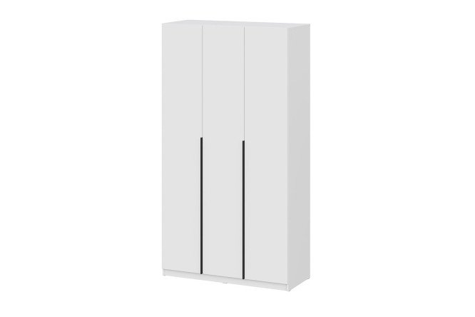 Изображение товара Шкаф 3-дверный ШК 5 с двумя доп. полками 120,1х221,6х50,6 см, белый текстурный