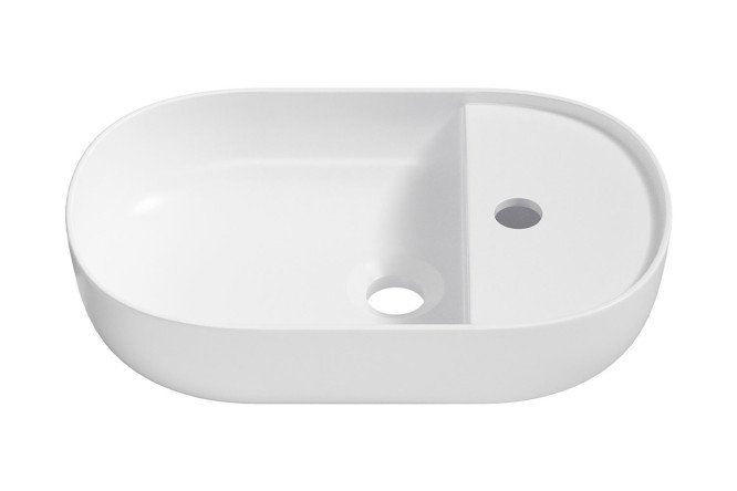 Изображение товара Раковина накладная WC Area 331801000, 43х14х27 см, белая