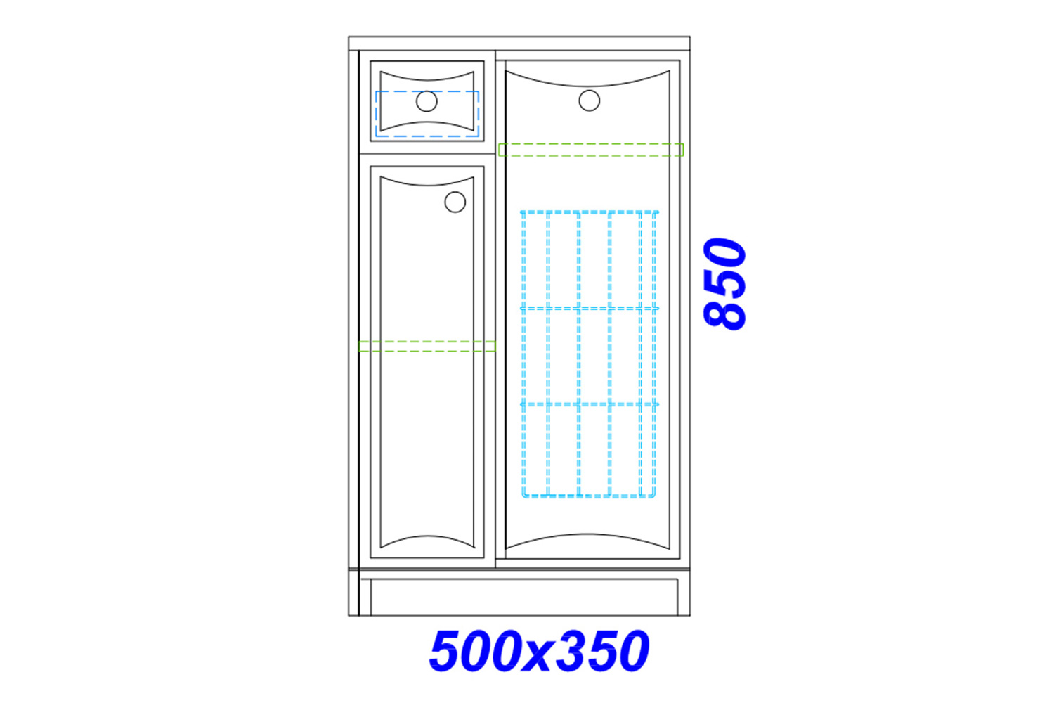 Тумба Aqwella Барселона 50 ba.03.05.