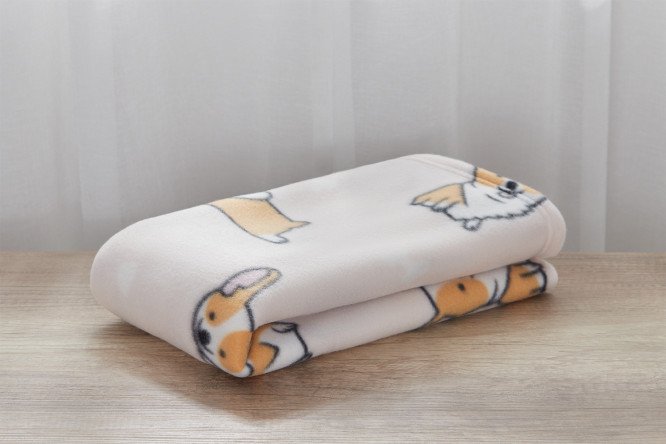 Плед MICASA Corgi Флис, 120х160 см