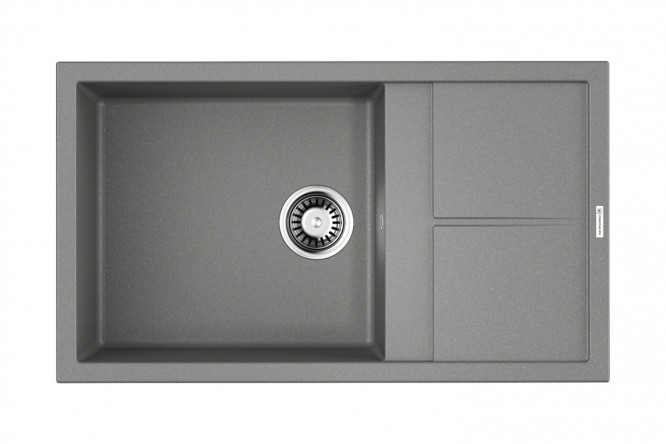 Изображение товара Врезная кухонная мойка OMOIKIRI Sumi 86-GR из искусственного гранита 86х50х20 см серый
