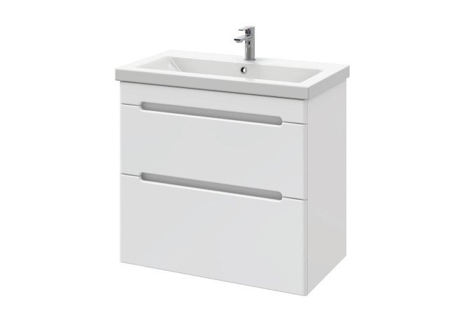 Изображение товара Тумба подвесная Sanstar Адель 172.1-1.4.1.ККОМ белая с раковиной