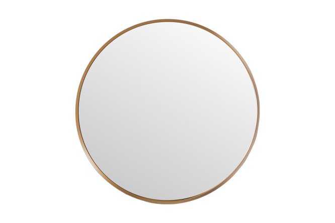 Изображение товара Зеркало в раме Selena 50х50 см алюминий, современное настенное зеркало