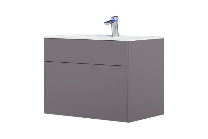 Изображение товара Подвесная база под раковину AM.PM Inspire V2.0 M50AFHX0803EGM 80.8 см элегантный серый матовый
