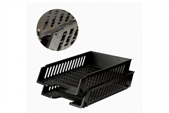 Изображение товара Набор горизонтальных лотков для бумаг BRAUBERG 231360