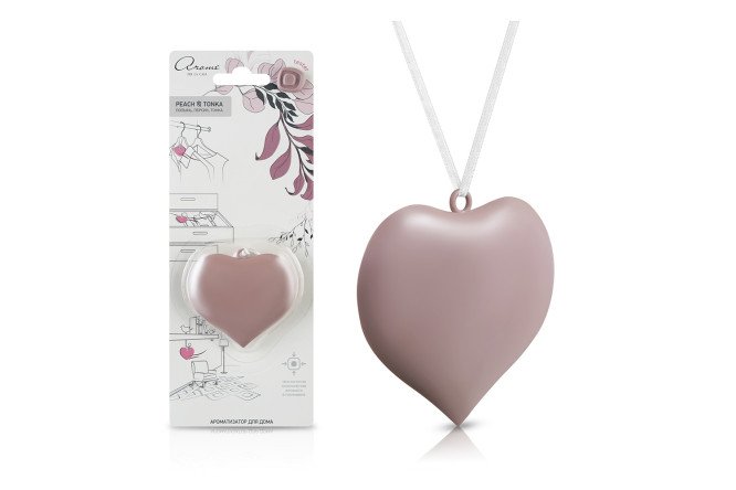 Изображение товара Ароматизатор для дома Сердце Peach & Tonka 11 г свежий аромат