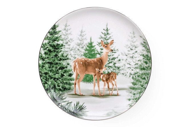 Изображение товара Тарелка десертная HOFF Лесная сказка Фарфор