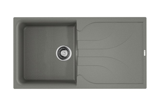 Изображение товара Врезная мойка с крылом OMOIKIRI Yasugata 100-GR 100х50х21 см тетогранит
