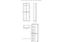 Пенал напольный Айсберг Норма Напольный, 60х195х31.6 см, Универсальный
