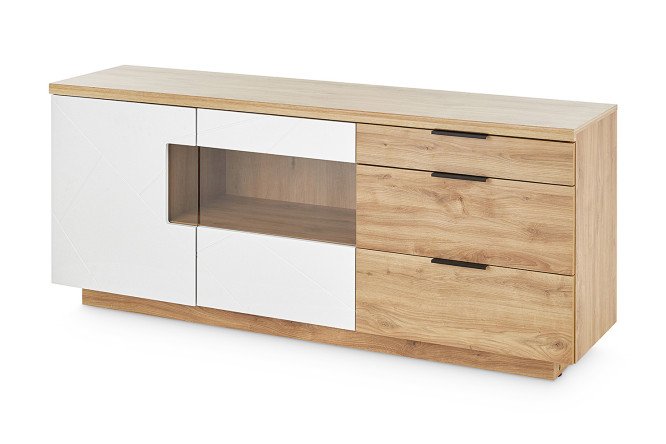 Изображение товара Тумба Kaylas из ЛДСП, МДФ и стекла, современные размеры