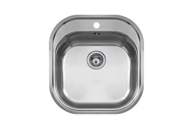 Изображение товара Мойка врезная Teka Stylo 1 B Polished 10107007, нержавеющая сталь полированная 46.5х48.5х16.5 см