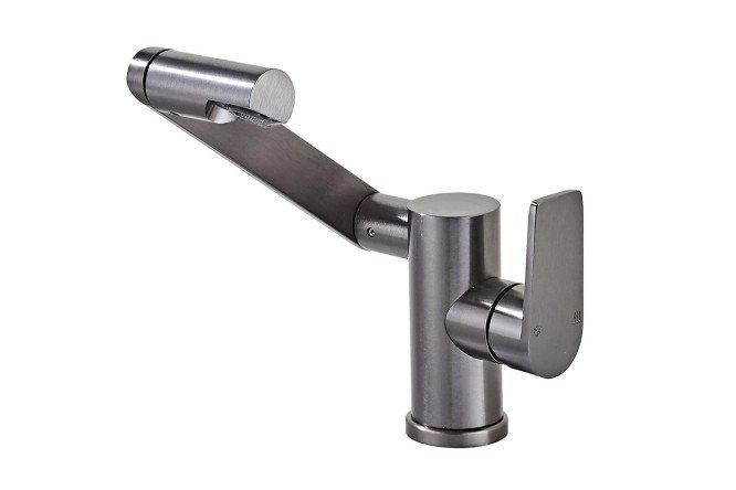 Изображение товара Смеситель для умывальника ARGOTECH Altra алюминий рычажный графит