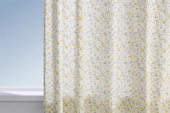 Изображение товара Штора HOFF Цветочный луг 145х300 см универсальная крепление