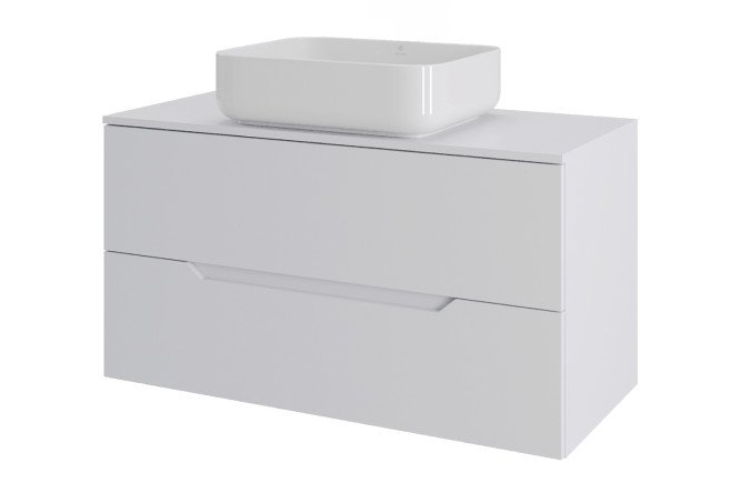 Изображение товара Тумба подвесная ORANGE Line 100 Li-100TuwMDF+B05-500W 100.5 см
