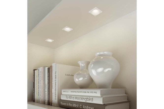 Светильник встраиваемый ELEKTROSTANDARD Plain S 4.6x0.4x4.6 см, LED