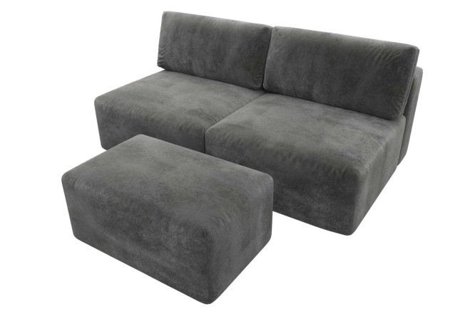 Изображение товара Диван-кровать модульный Лига 060 с пуфом - комфорт и стиль