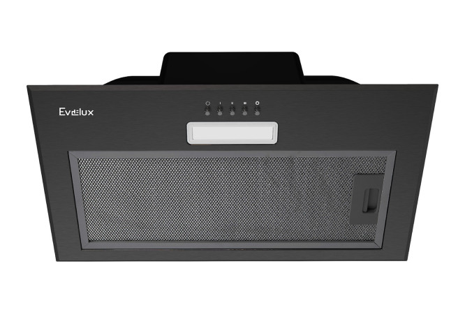 Изображение товара Вытяжка EVELUX Amanda 60 черная с размерами 52.5х19.75х29.1 см