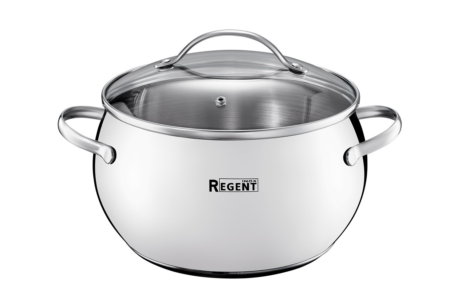 Кастрюля с крышкой REGENT Inox Apple