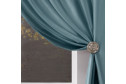 Штора MITTE Сильвия (Sylvie) 140х260 см, 1 шт., цвет зелёный