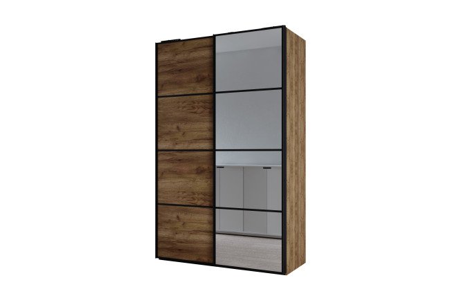 Изображение товара Шкаф-купе Оскар Ультра 150х236х58 см двухдверный большая вместимость современный дизайн