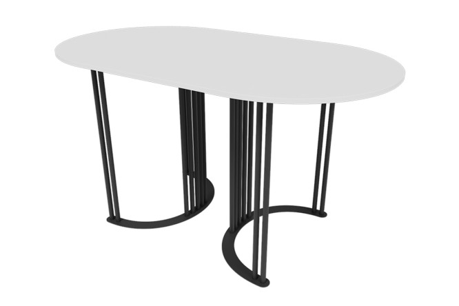 Изображение товара Стол GENGLASS Violur 140x75x80 см modernes и надежный для дома и офиса