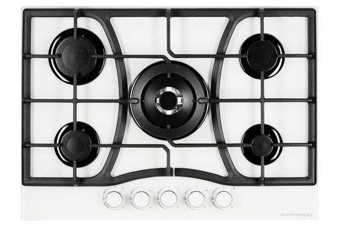 Изображение товара Газовая панель KUPPERSBERG FG 73 W 71 см с 5 конфорками