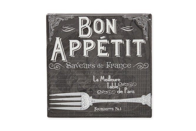 Изображение товара Салфетки трёхслойные HOFF Bon appetit 25 шт.