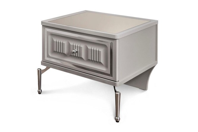 Изображение товара Тумба прикроватная ЭРА Замира Люкс МДФ пластмасса стильная