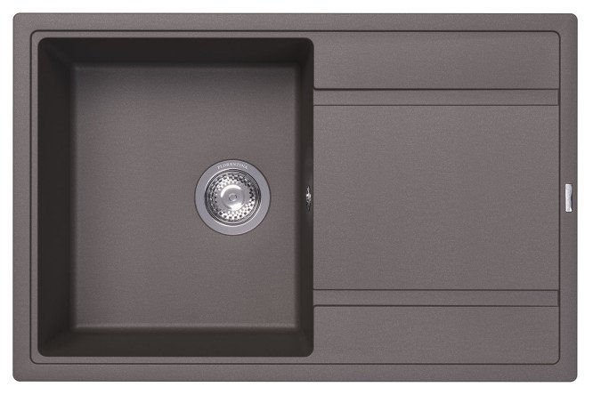 Изображение товара Врезная кухонная мойка Липси 780 с крылом 78х51 см кварцевый композит
