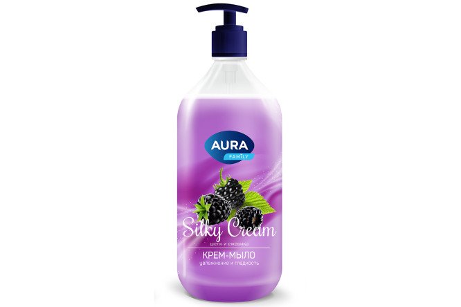 Изображение товара Крем-мыло Silky cream Шёлк и ежевика