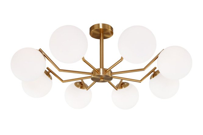 Изображение товара Потолочный светильник EUROSVET Frost 87x31x87 см E27 для помещений 16 кв м