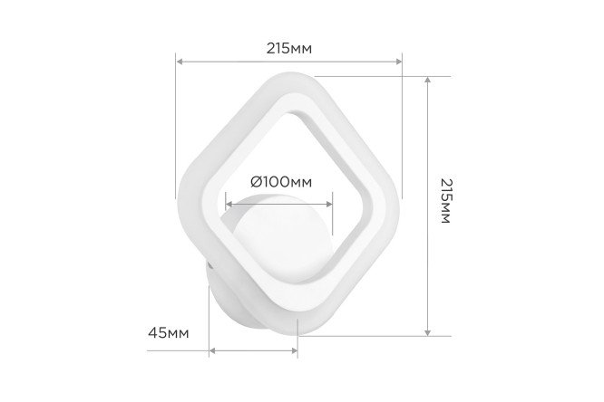 Светильник настенный IN HOME Elegant 4 кв.м, LED