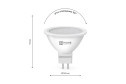 Лампа светодиодная IN HOME LED-JCDR-VC GU5.3, 11W, Рефлектор