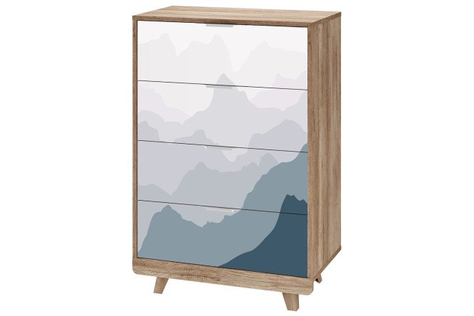 Изображение товара Комод Мегаполис - стильный и функциональный с хранилищем