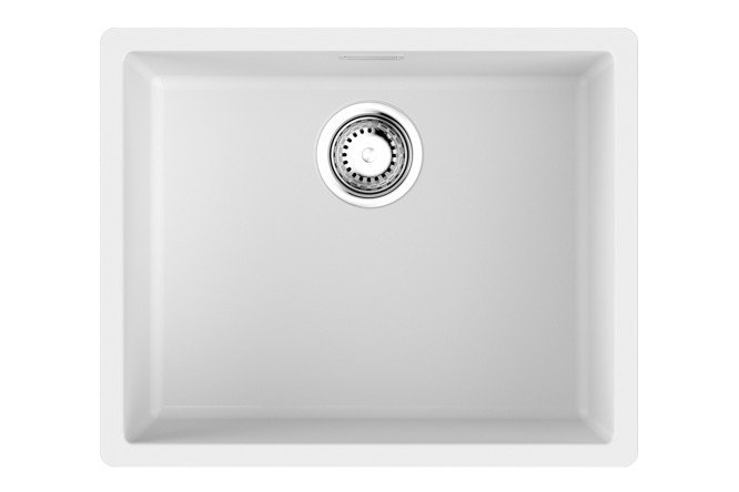 Изображение товара Мойка врезная OMOIKIRI Yamakawa 55Т Integra-WH 55.6x45.6x20 см глянцевая белая