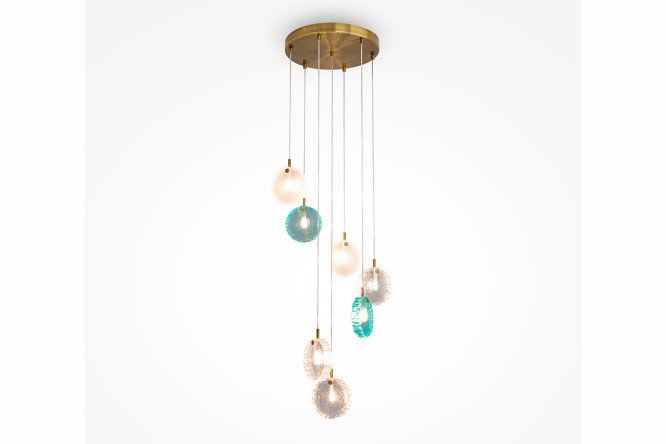 Фото 12 Светильник подвесной MAYTONI Modern Frozen 15 кв.м., 35х29.5х35 см, G4