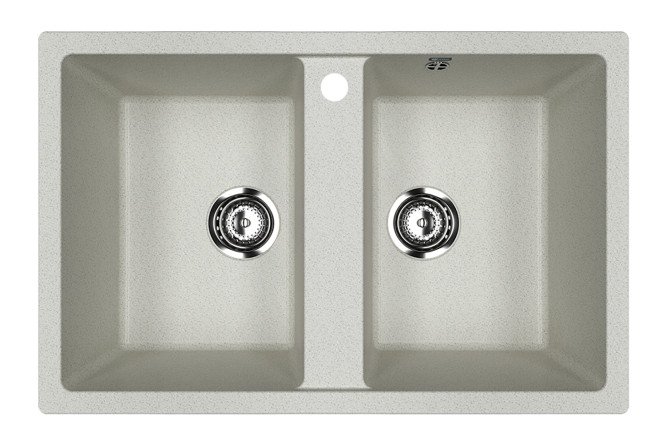 Изображение товара Врезная мойка ULGRAN u-608 из искусственного камня 77х50х19 см