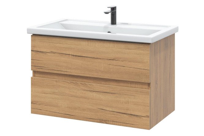 Изображение товара Тумба пдвесная Sanstar Lavanti 65,8 см дуб вотан без раковины