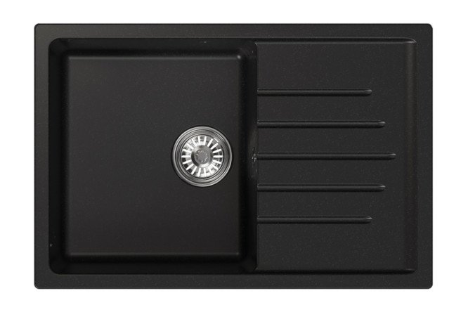 Изображение товара Мойка врезная с крылом MIXLINE ML-GM19 75х50х22 см