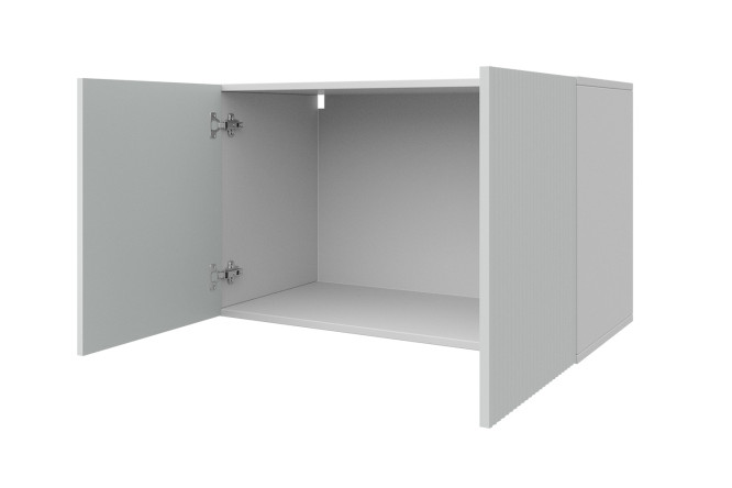Антресоль Оскар Амели 80x50x39.6 см, цвет каркаса белый, фасада тальк